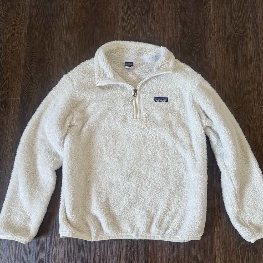 Patagonia White Fleece Quarter-Zip
